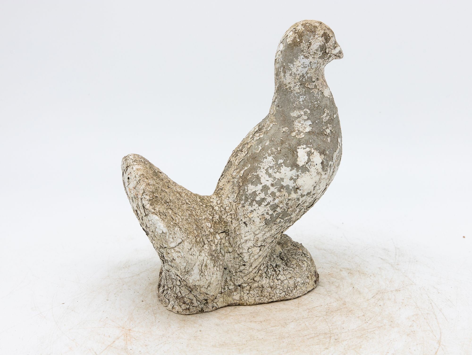 Concrete Dove Garden Ornament, England 20th Century
