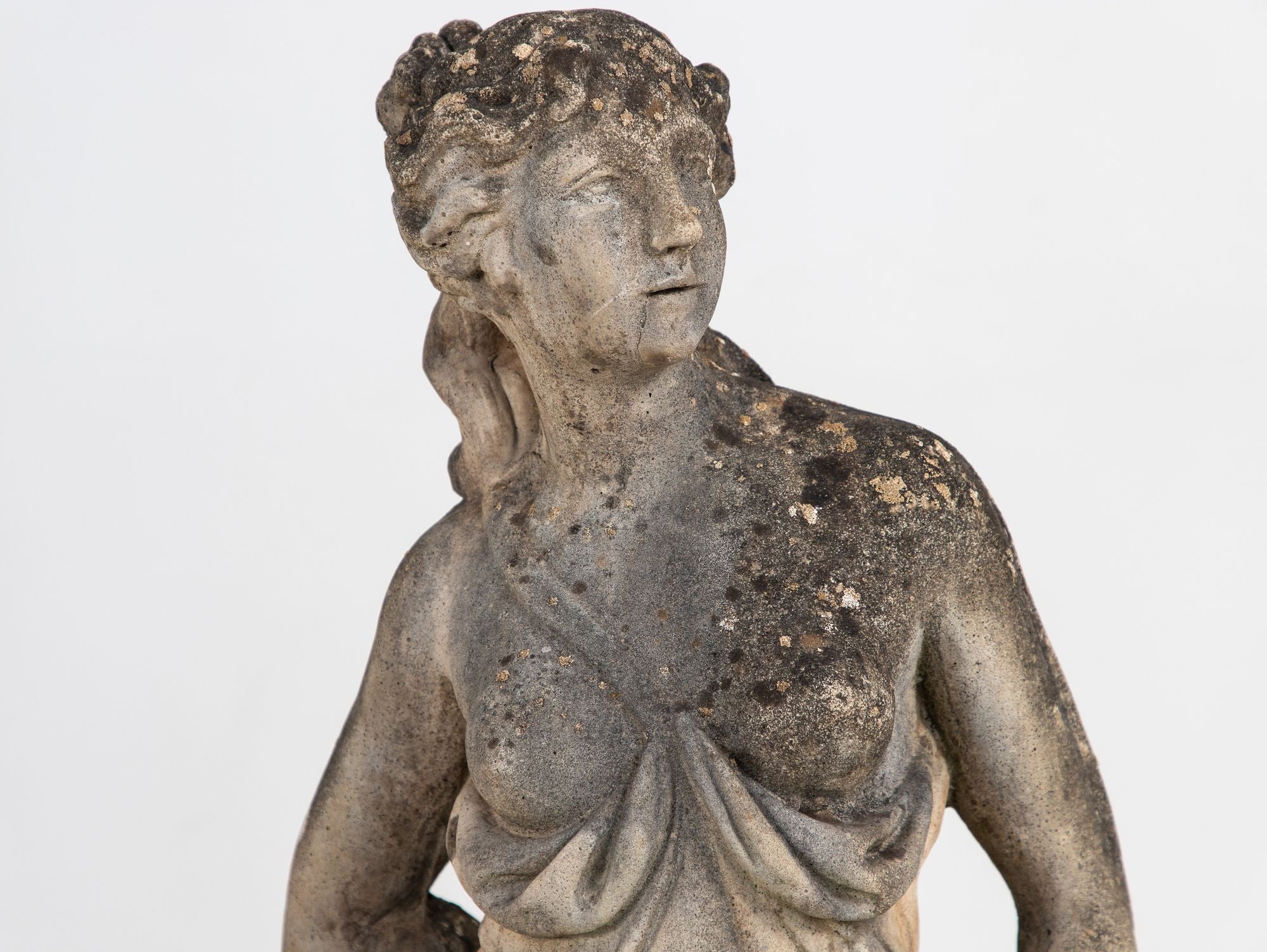 Large Winter Goddess of the Four Seasons Garden Figure, Italy, Late 20th C.