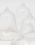 Set of 3 Glass Garden Cloches, English Mid 20th c.