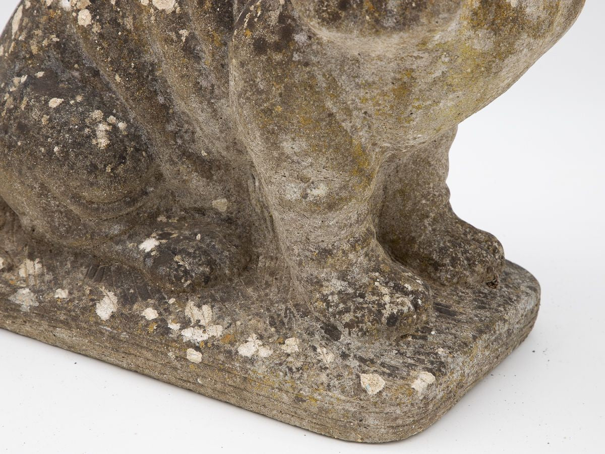Cast Stone Blood Hound Dog Garden Ornament