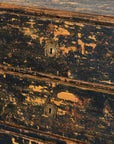 Gustavian Swedish Black Chest on Chest, early 19th Century