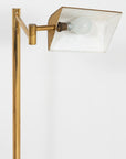 Vintage Brass Floor Lamp, France mid 20th Century
