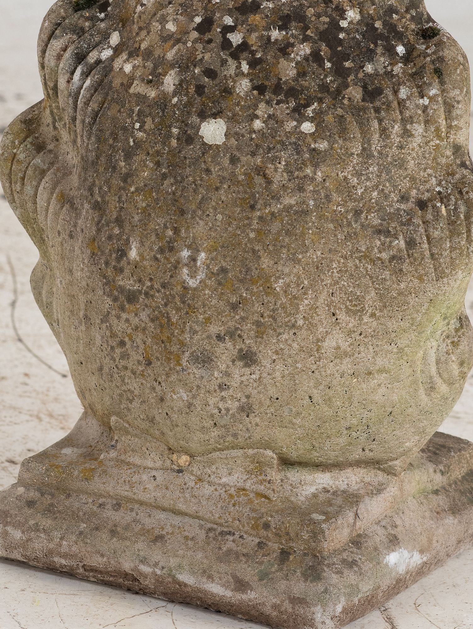 Composite Stone Figure of Venus Emerging from a Shell, England Mid 20th C.