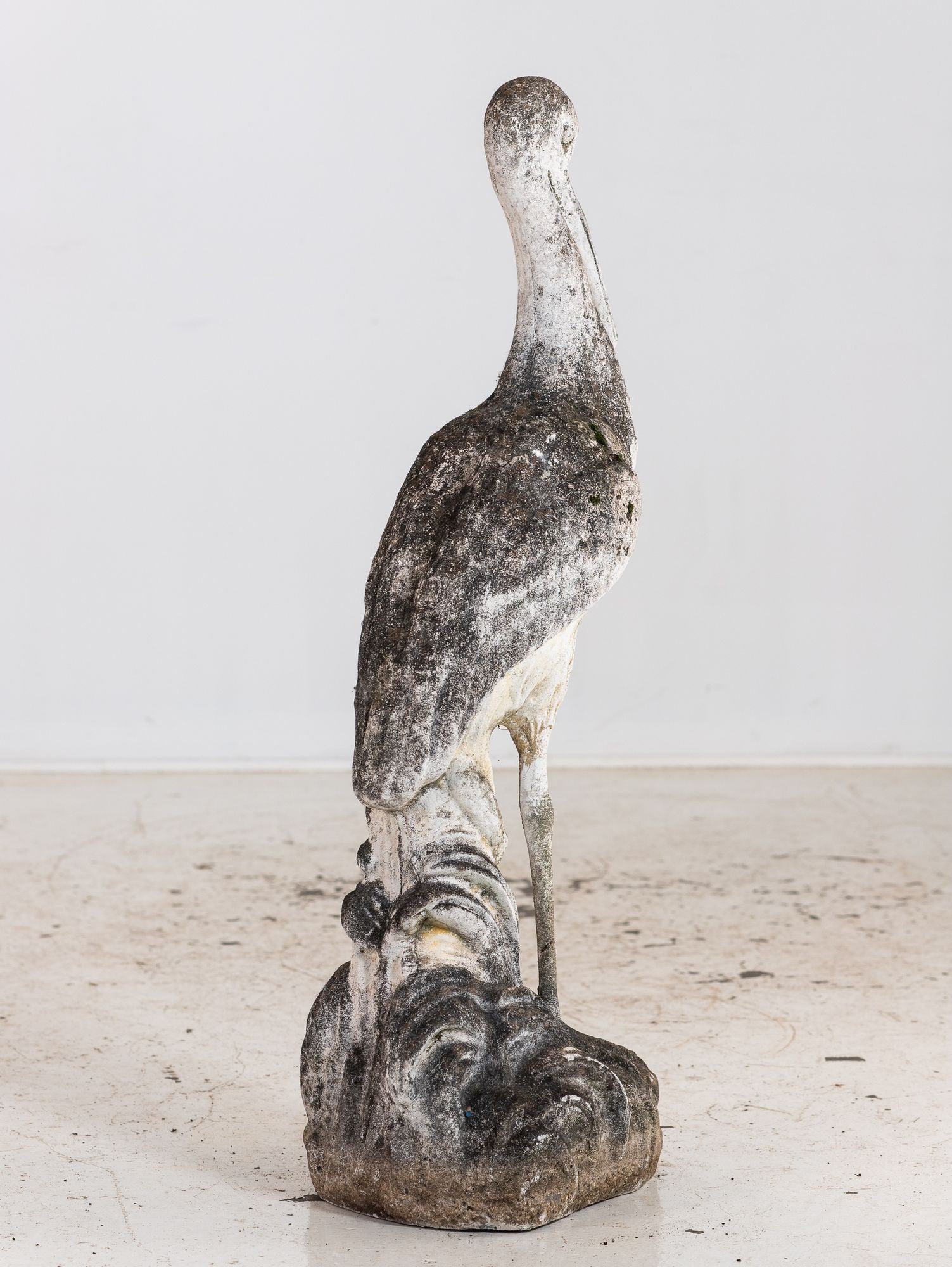 Reconstituted Heron or Crane Sculpture, French 1950s–60s