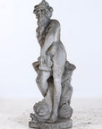 Limestone Garden Figure of Standing Neptune or Poseidon, Denmark circa 1930–50