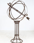 English Mid-20th Century Iron Armillary Sphere on Stand