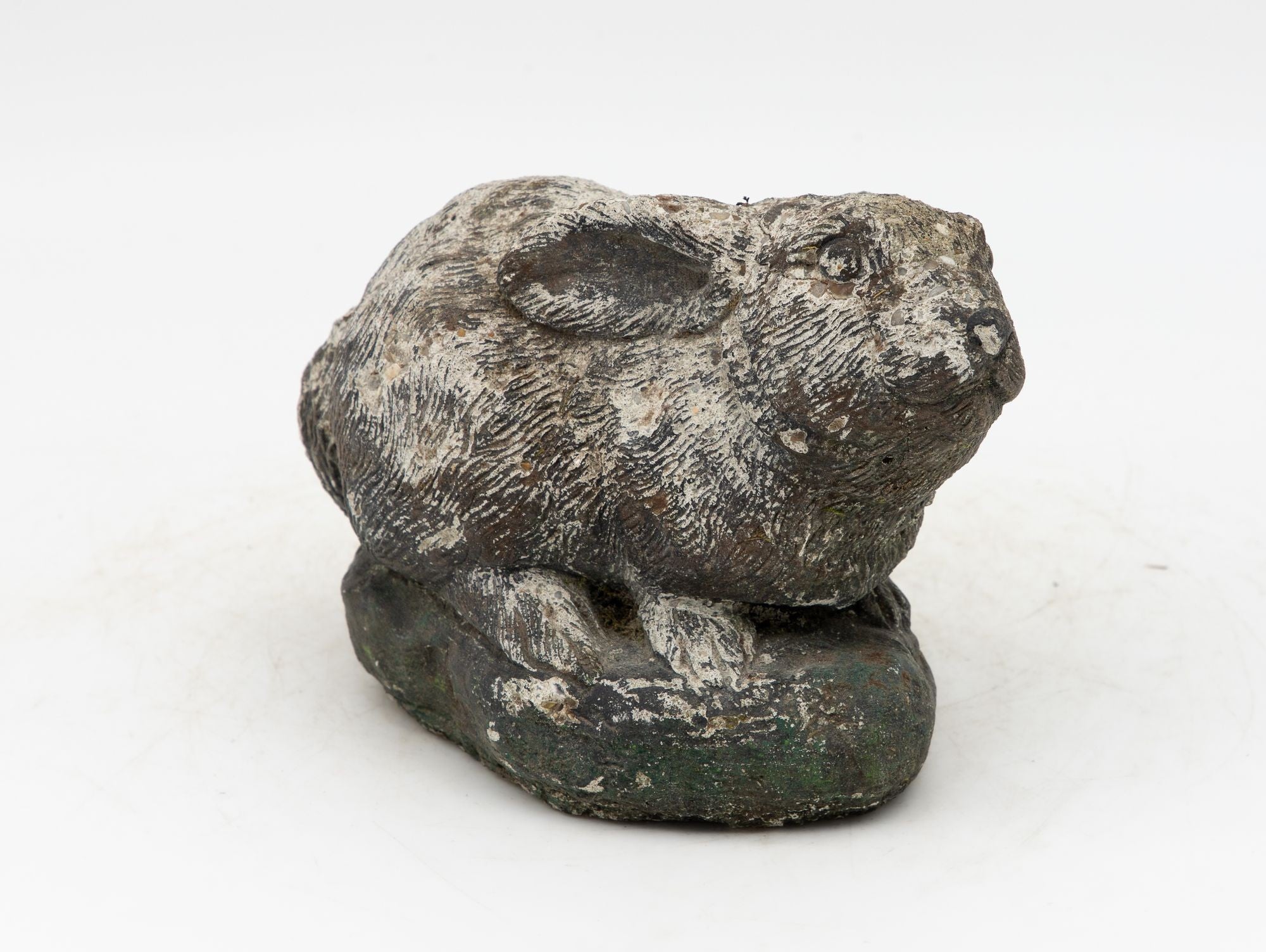 Composite Stone Rabbit or Bunny Garden Ornament, French 20th Century