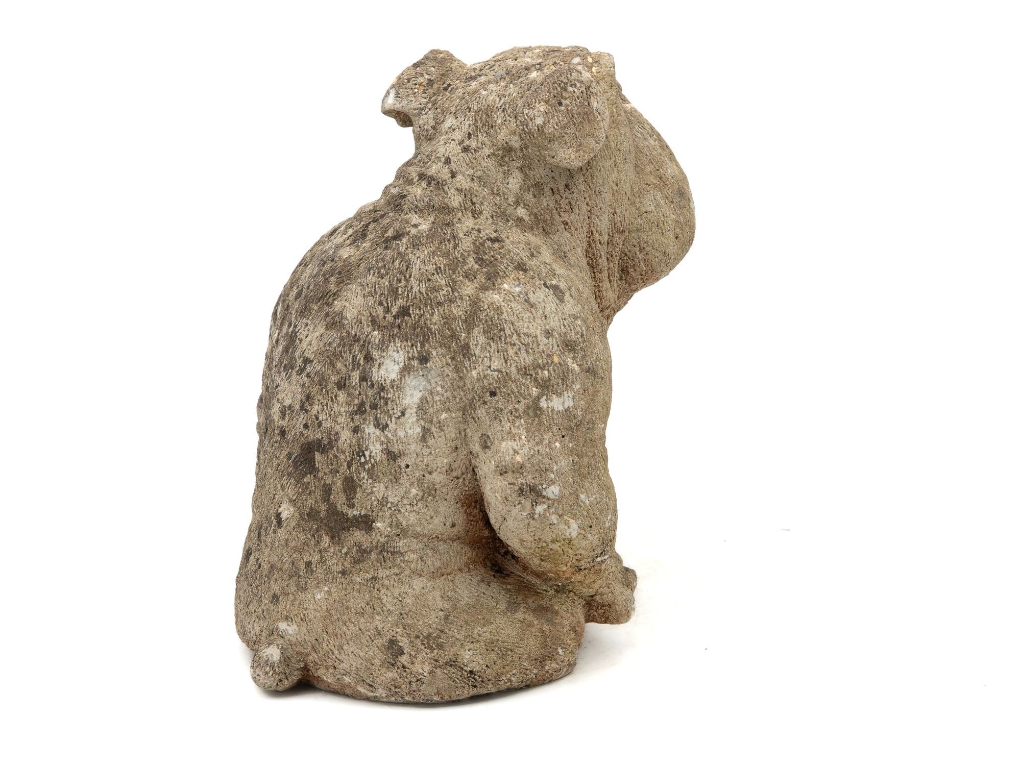 English Bulldog Garden Statue, English Mid 20th C.