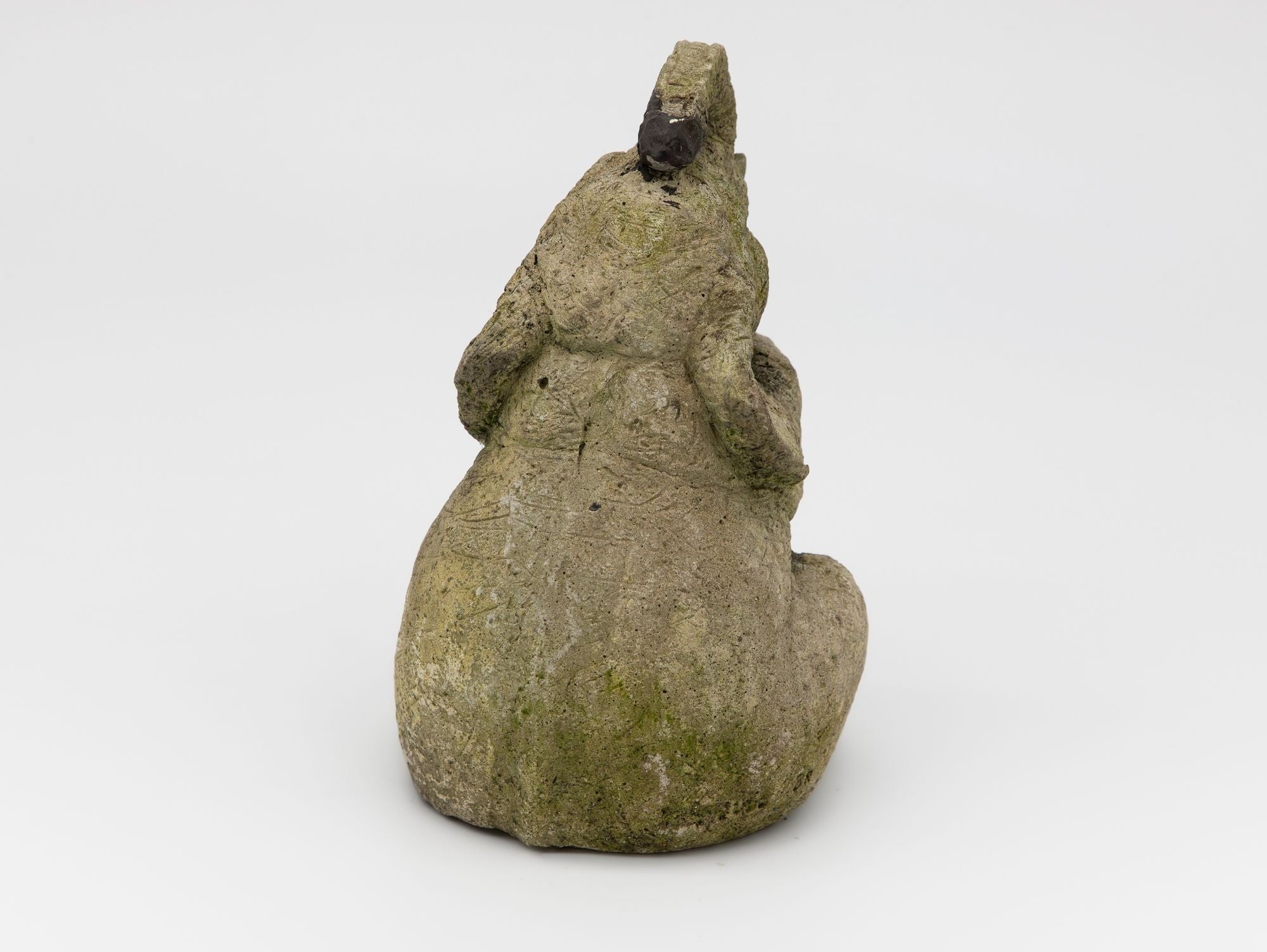 Composite Stone Elephant Garden Statue, England Late 20th C.