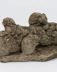 Reconstituted Stone Family of Mice Garden Ornament, England 20th C.