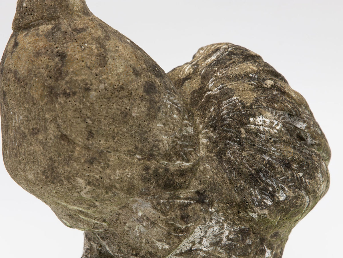 Reconstituted Stone Dove Garden Ornament, English Mid 20th C,