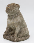 Composite Stone Bull Dog Garden Ornament, England 1970s