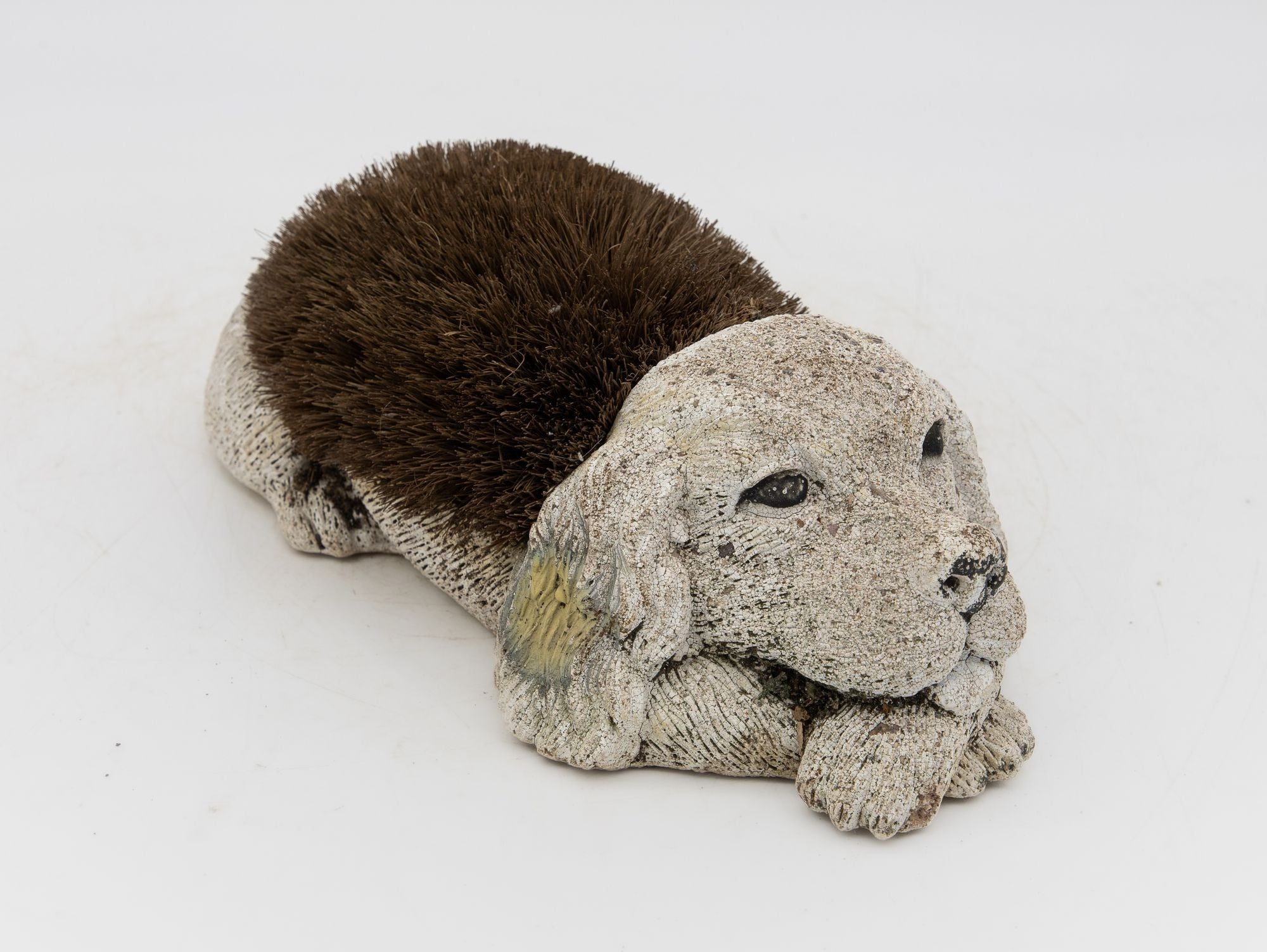 Resting Dog Figural Brush, England 1960s