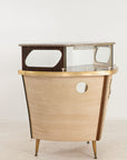 1960s Cocktail Bar in the Shape of a Boat Bow, England 1960s