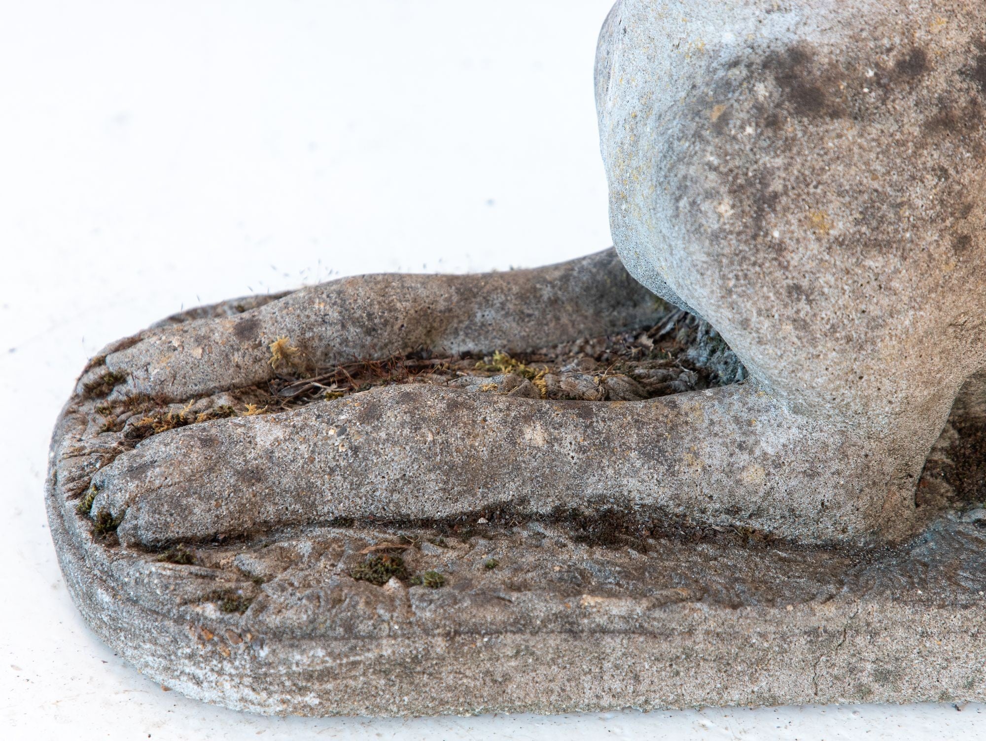 Mid 20th Century English Reconstituted Stone Whippet or Greyhound Dog
