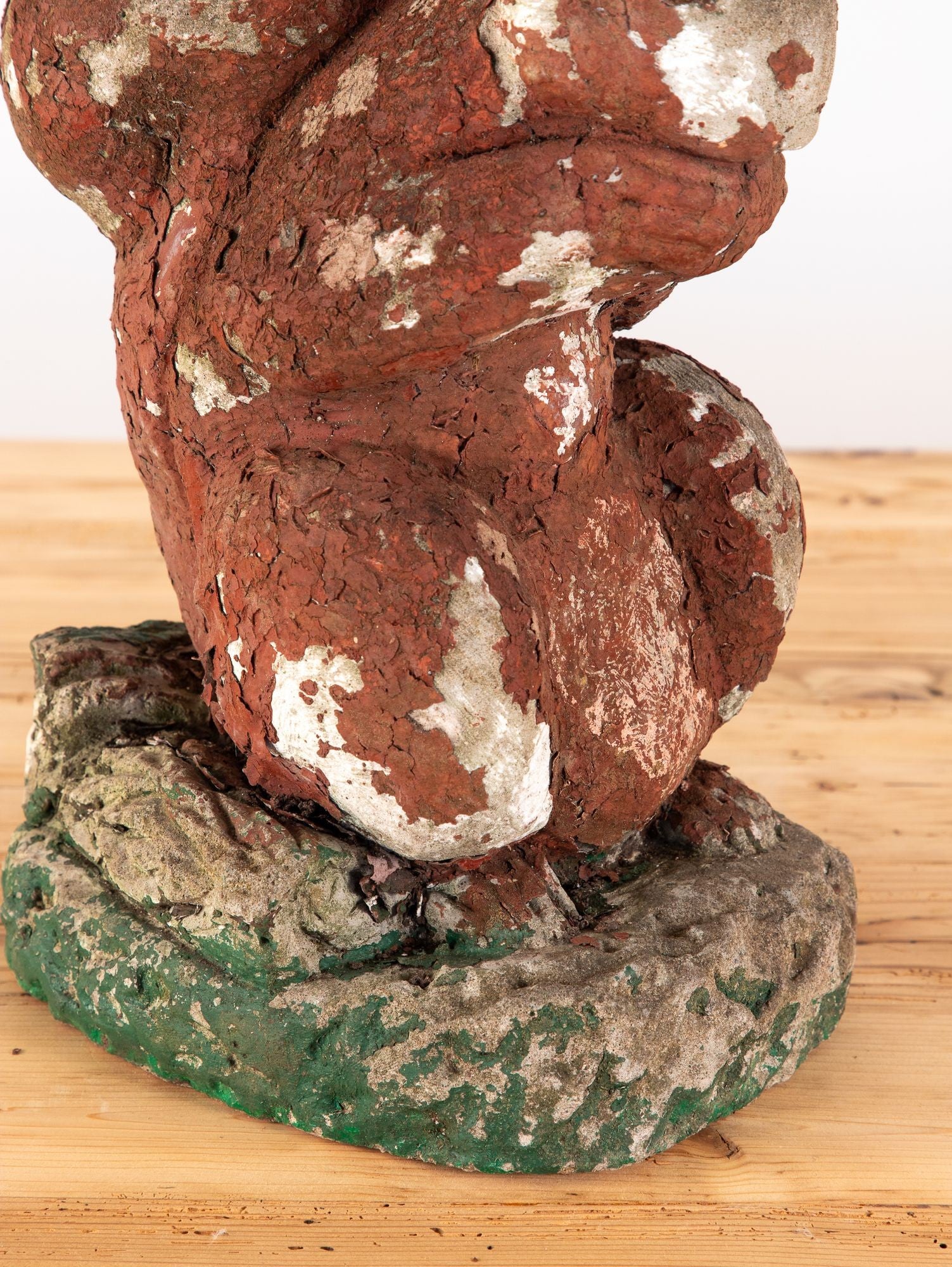 Reconstituted Stone Squirrel Garden Ornament, England 20th Century