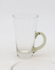 Set of Eight Vintage Hot Toddy Glasses with Colorful Handles