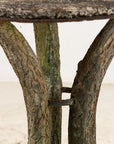 Faux Bois Reconstituted Stone Table, Scotland Early 20th C.