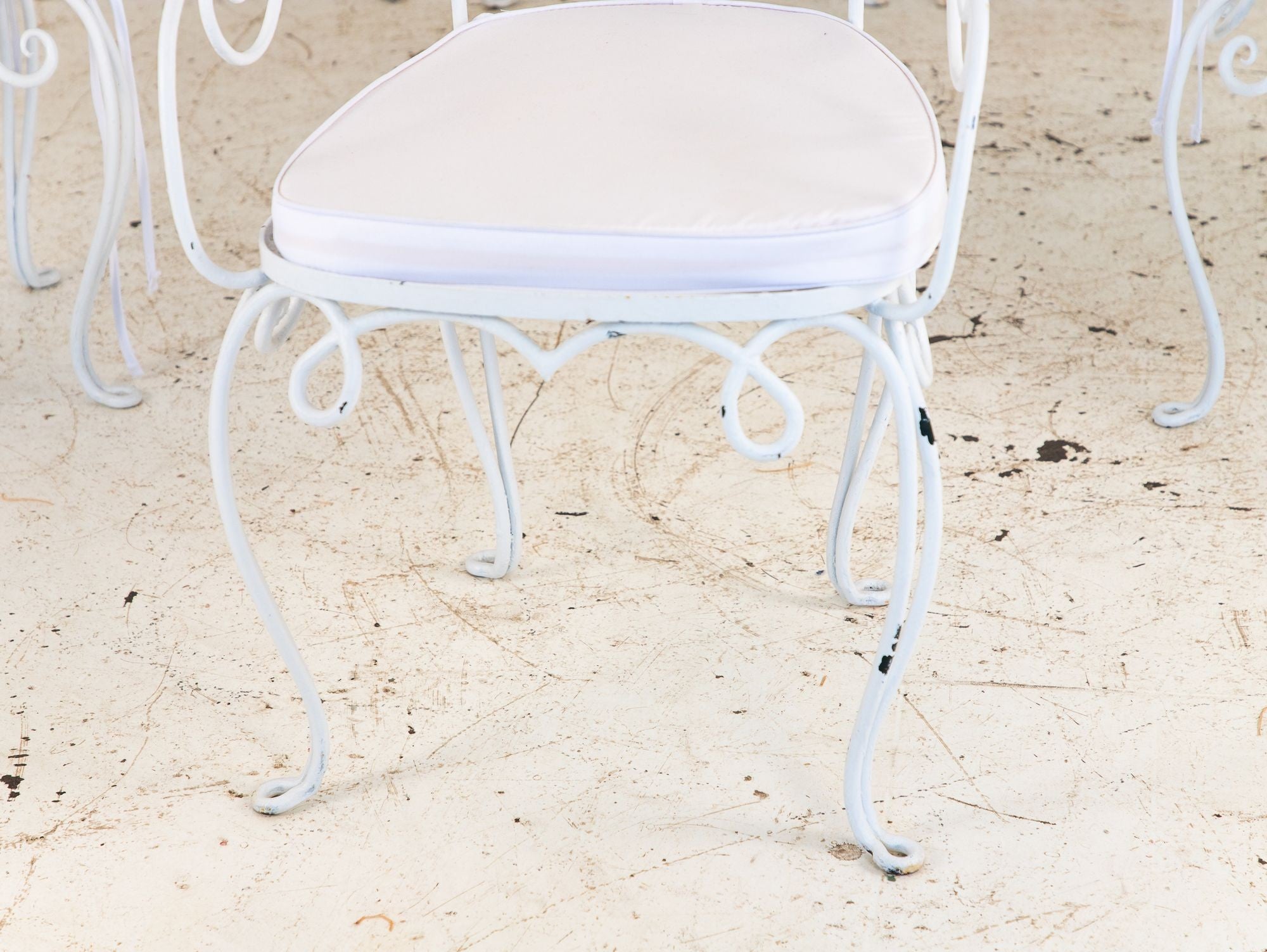 Rene Drouet French Bistro Chairs, Mid 20th Century, Pair