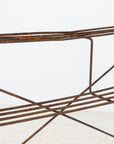 Scrollwork Four Tier Iron Plant Stand or Etagere, England Mid 20th Century