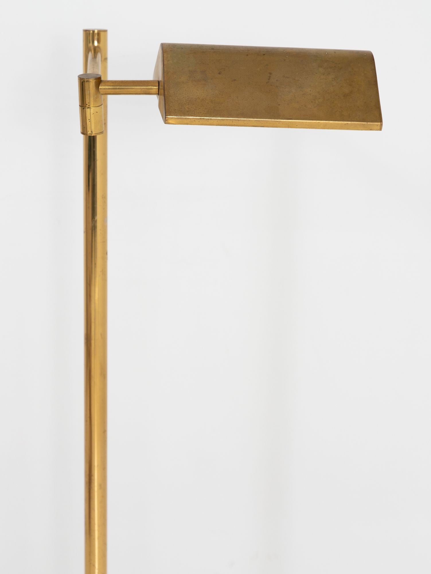 Vintage Brass Floor Lamp, France mid 20th Century