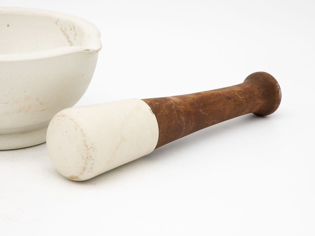 French early 20th century Mortar and Pestle – Modern Antiquarian