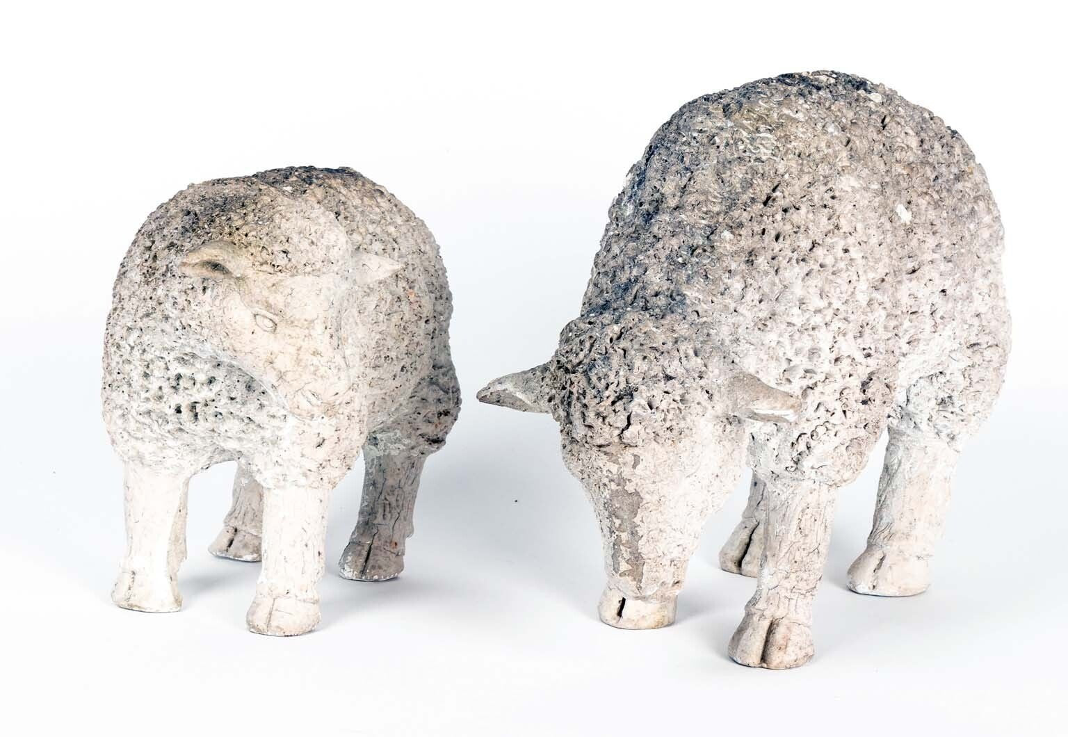 Pair Sheep Tabletop Accessory, English 20th Century