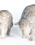Pair Sheep Tabletop Accessory, English 20th Century