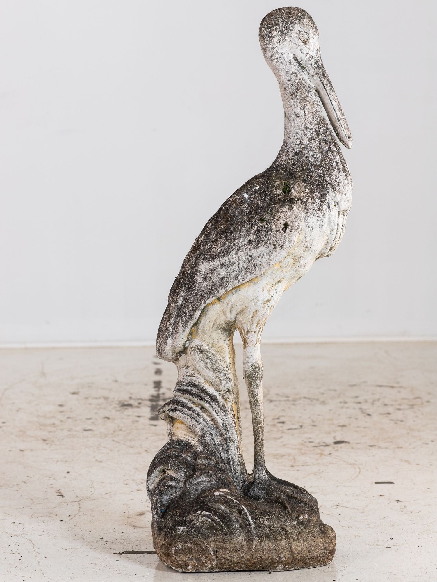 Reconstituted Heron or Crane Sculpture, French 1950s–60s