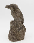 Reconstituted Stone Raven, English Mid 20th C.