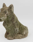 Composite Stone Scottie or Westie Dog, English Mid 20th C.