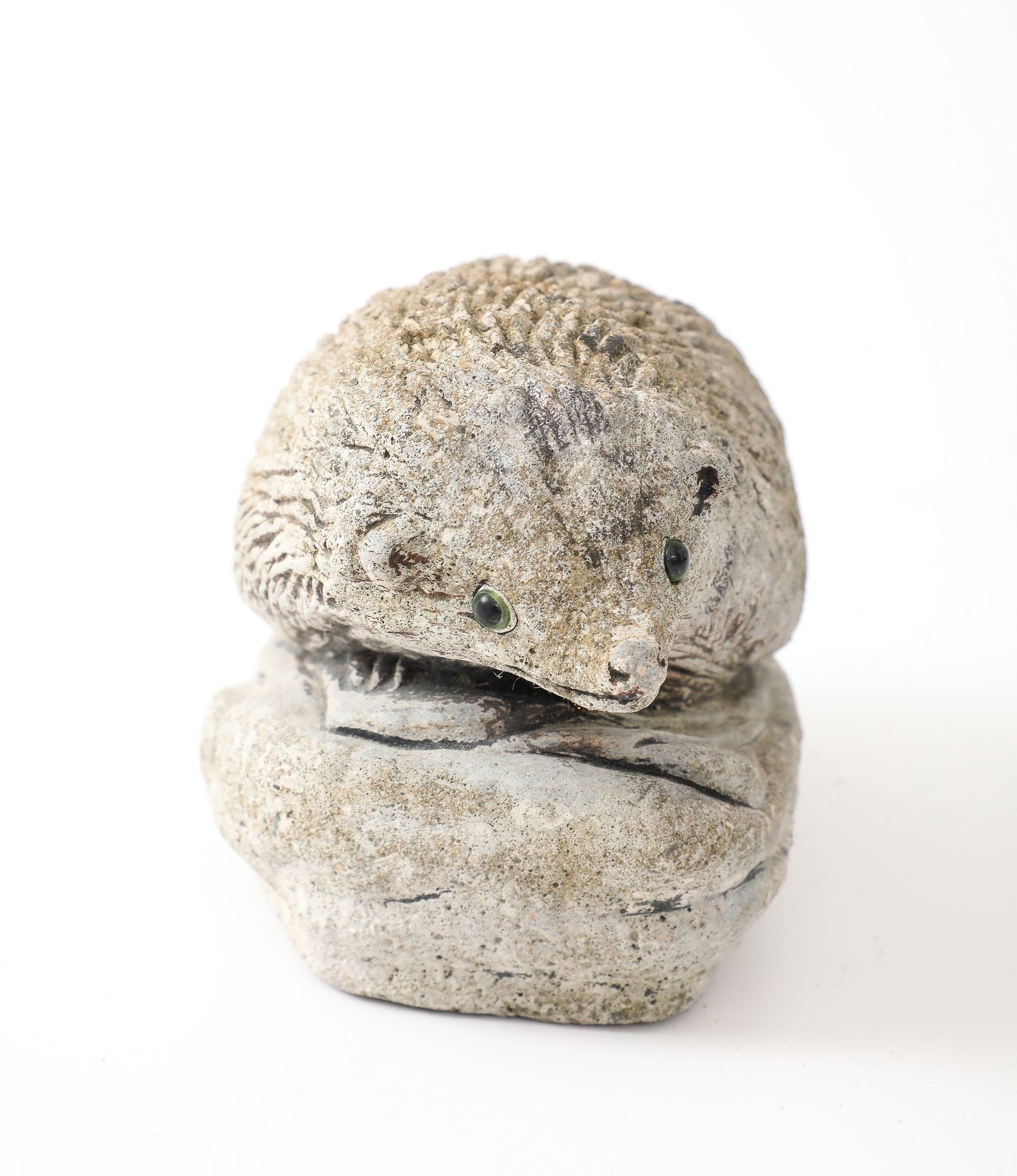 Reconstituted Stone Hedgehog Garden Ornament, 20th Century