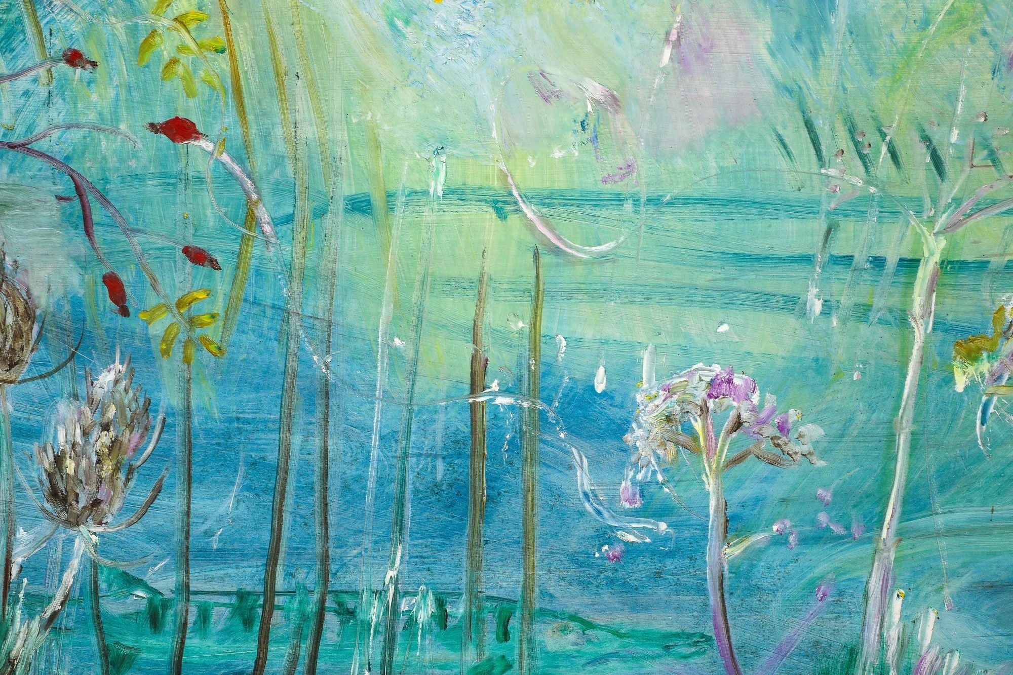 Large Contemporary Impressionist Oil on Canvas, Sven Berlin