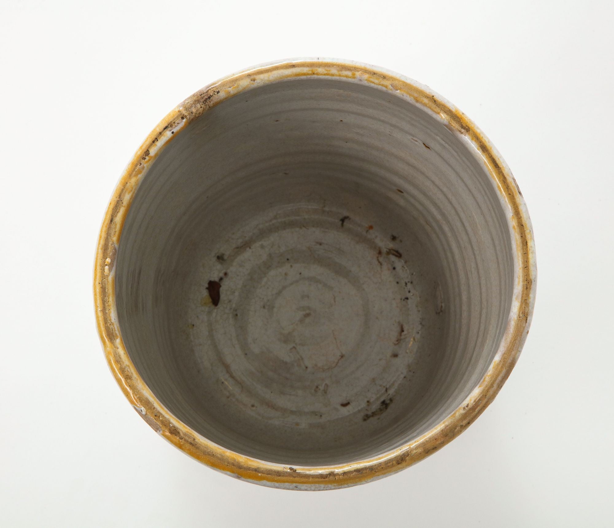Antique Stoneware Urn Confit Pot