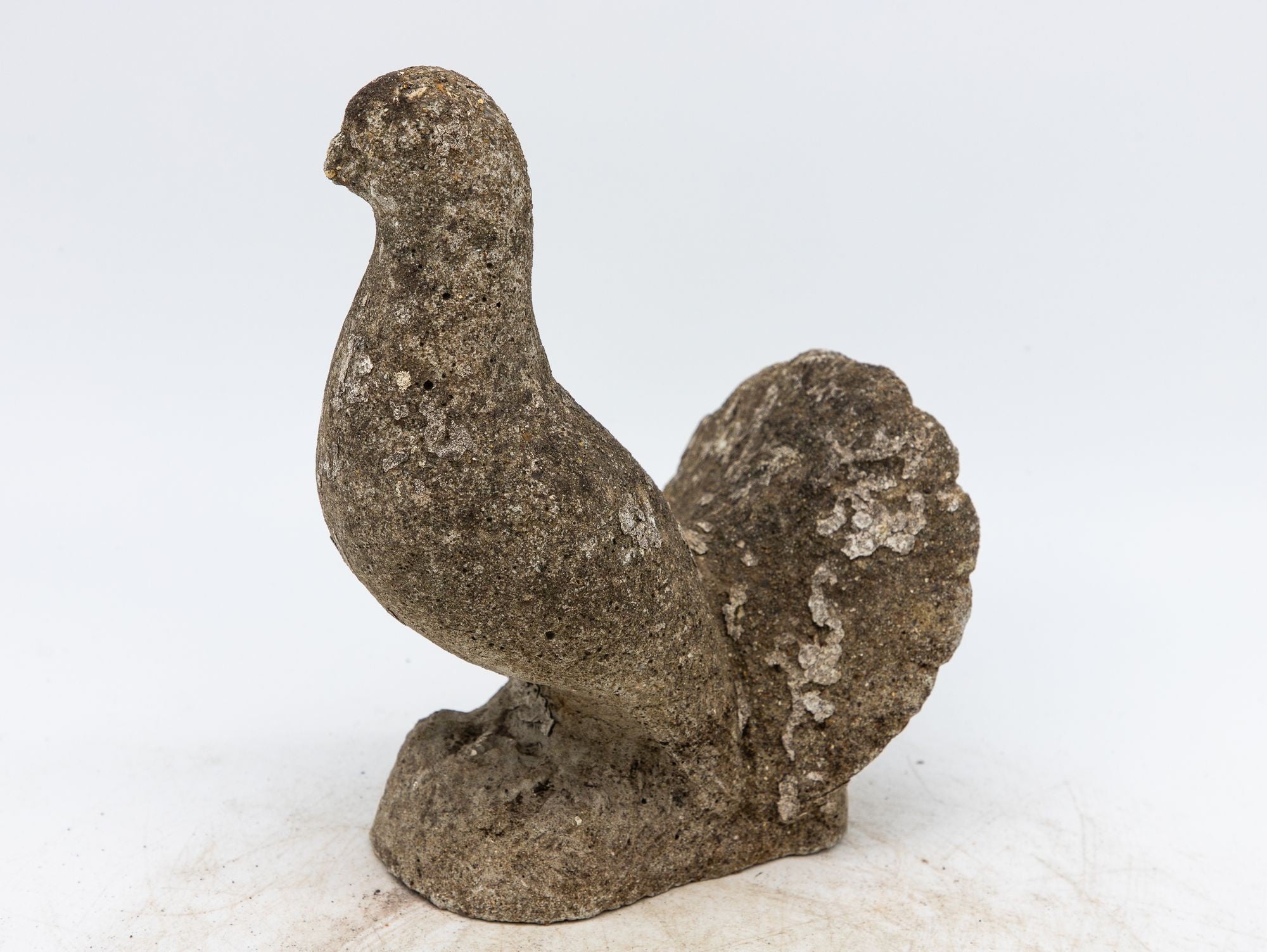Concrete Dove Garden Ornament, England 20th Century