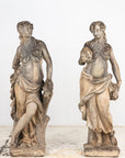 Large Winter Goddess of the Four Seasons Garden Figure, Italy, Late 20th C.