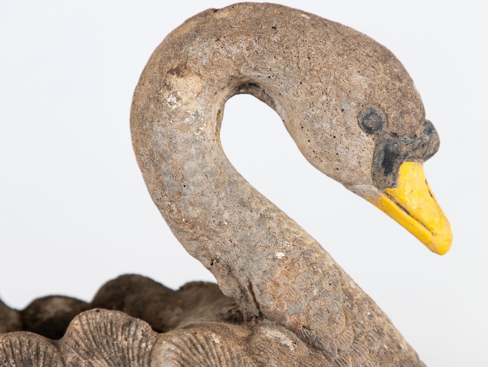 Reconstituted Stone Swan Planter, English Early 20th Century