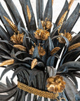 Hollywood Regency Gilt Metal Sheaf of Wheat Coffee Table, France Mid 20th C.