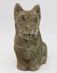 Composite Stone Scottie or Westie Dog, English Mid 20th C.