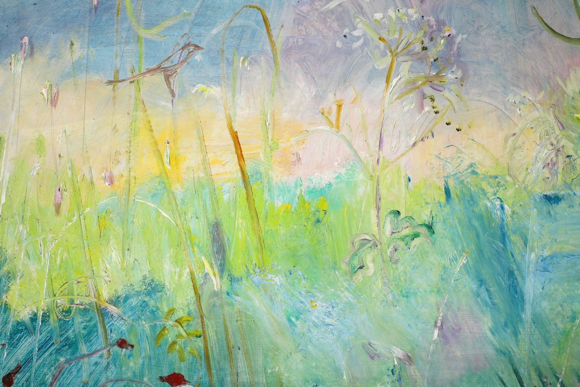 Large Contemporary Impressionist Oil on Canvas, Sven Berlin