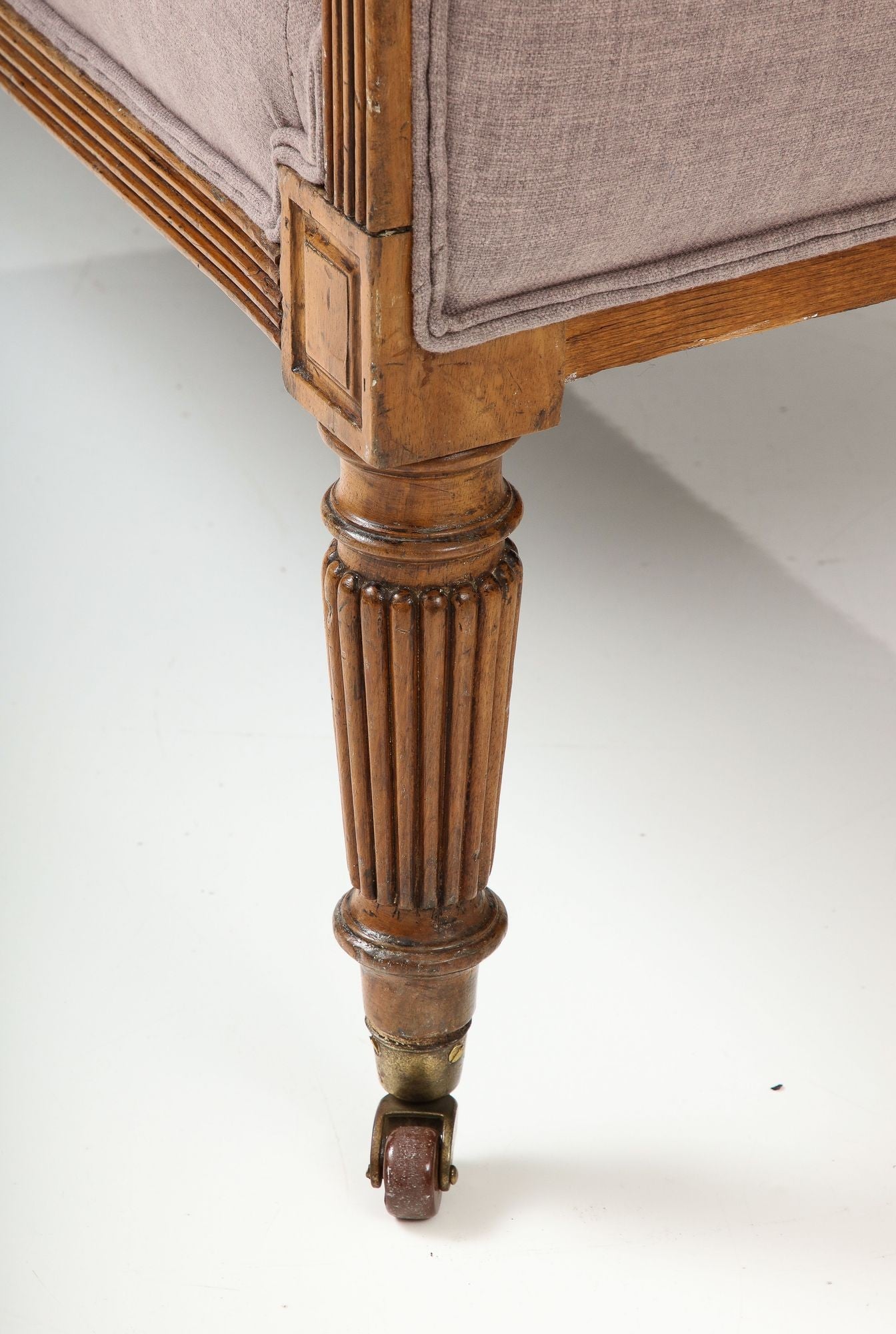 English Regency Tightback Loveseat or Settee, 1820s