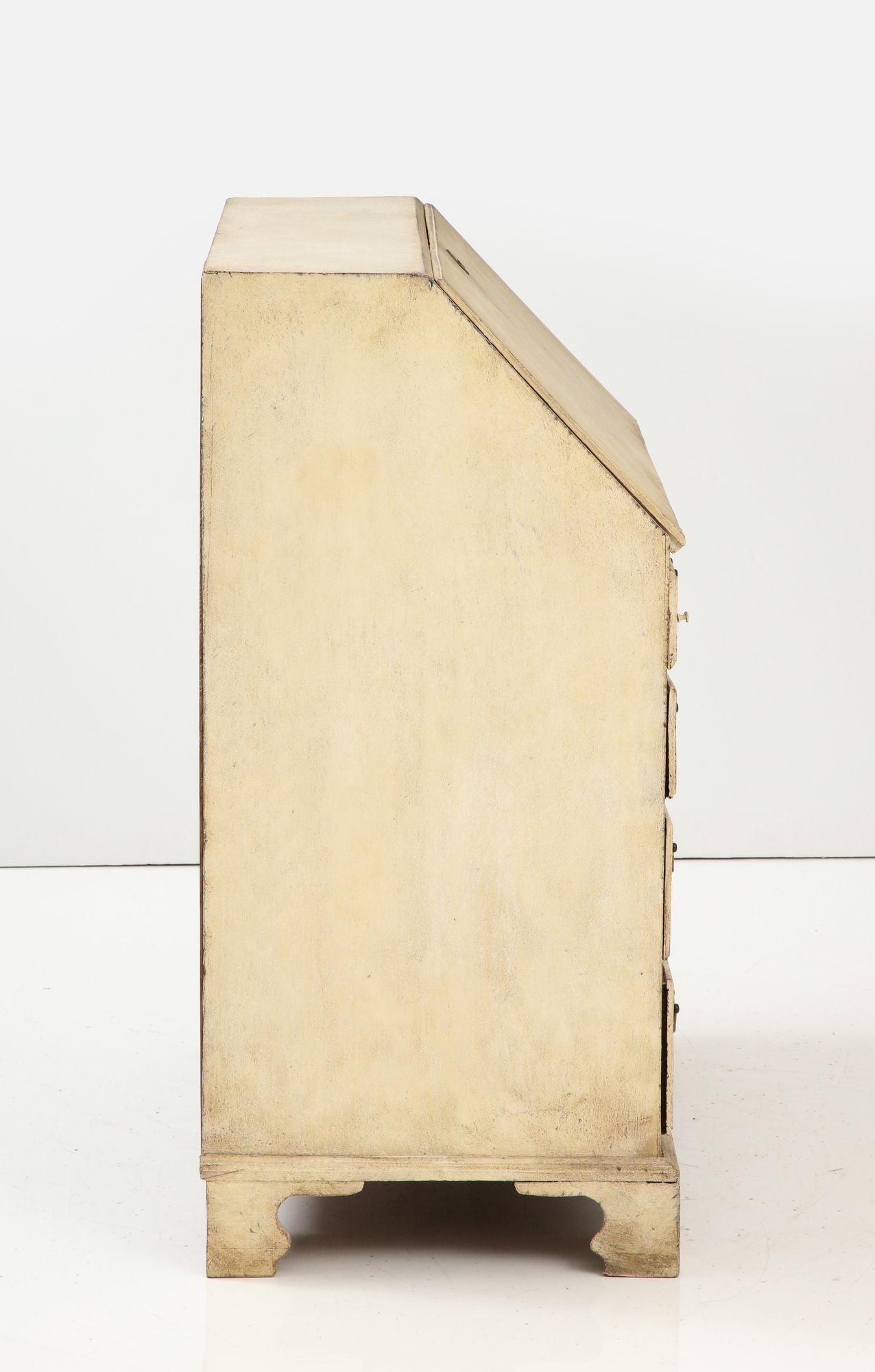 Painted Swedish Secretary, 19th Century