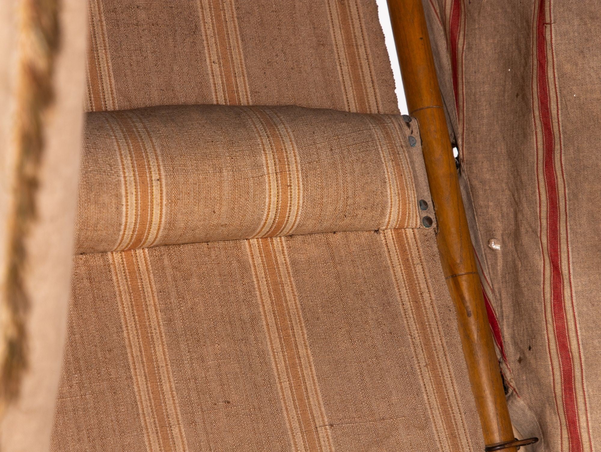 Vintage French Beach Chair with Canopy, Mid 20th C.