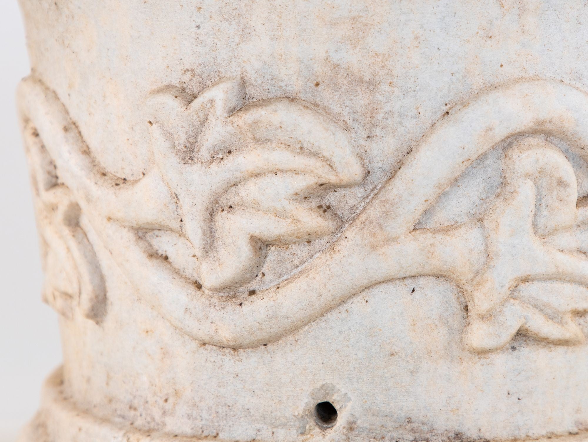 Carved Neoclassical Marble Urn, Italy Early 20th C.