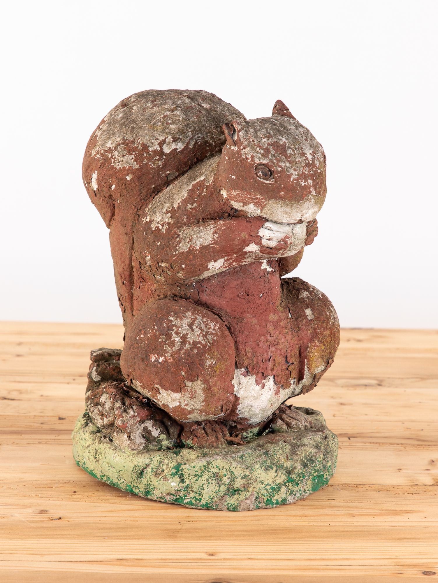 Reconstituted Stone Squirrel Garden Ornament, England 20th Century