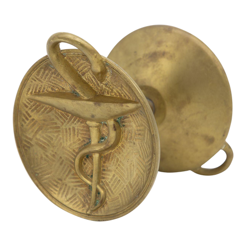 Brass Pharmacy Door Handle