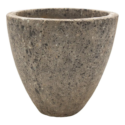 Brutalist Inspired Mixed Stone Planter, 20th Century