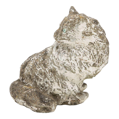 Cast Stone Cat Garden Ornament