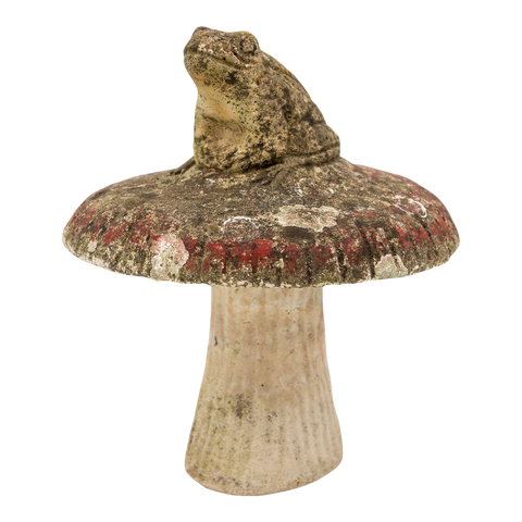 Concrete Toadstool Garden Ornament, 20th Century