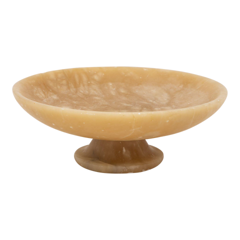 Early 20th Century French Alabaster Tazza or Compote